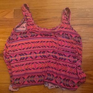 Delia’s multi color and pattern tank top